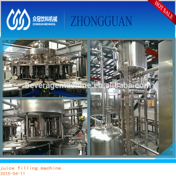 Automatic 3-in-1 Hot Filling Machine for PET Bottle